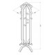 Curve Home Office Coat Stand